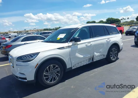 2021 Lincoln Aviator Standard из США, поврежденный, VIN 5LM5J6WC4MGL14361